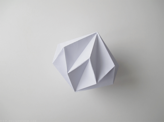 Как сделать бриллиант из бумаги. Оригами